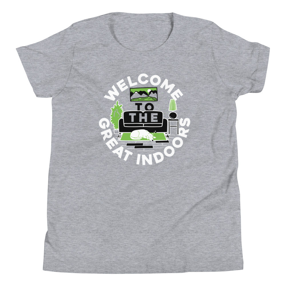 Welcome To The Great Indoors Kid's Youth Tee