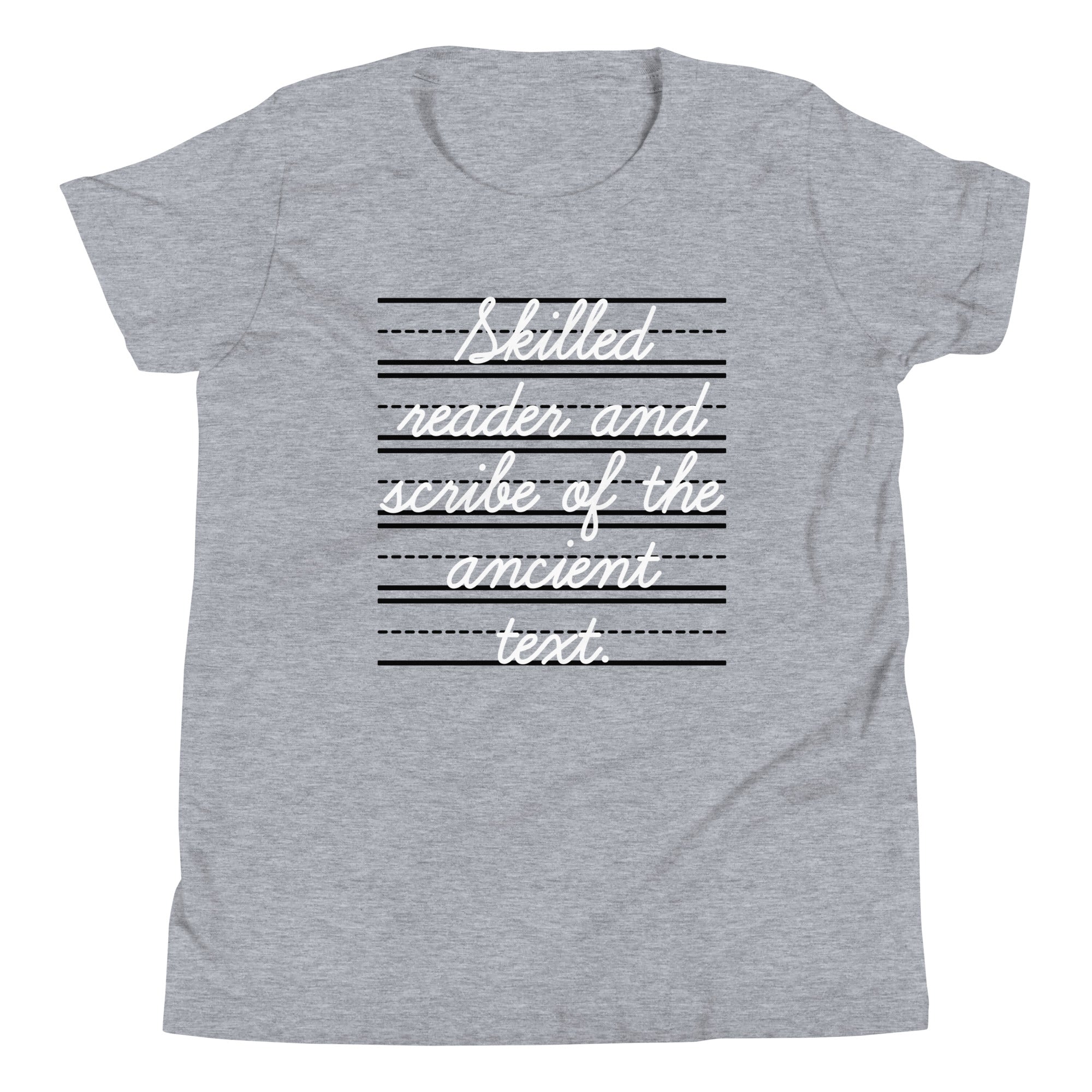 Skilled Reader And Scribe Of The Ancient Text Kid's Youth Tee