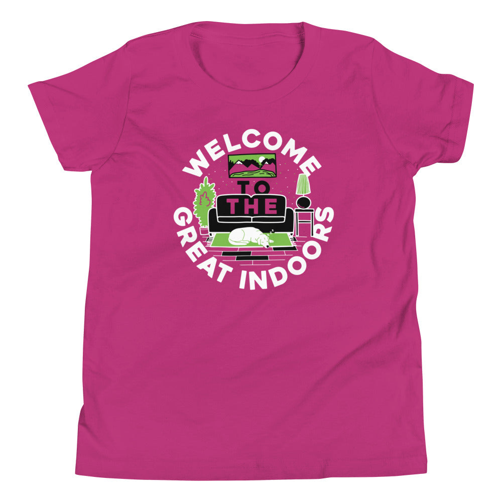Welcome To The Great Indoors Kid's Youth Tee