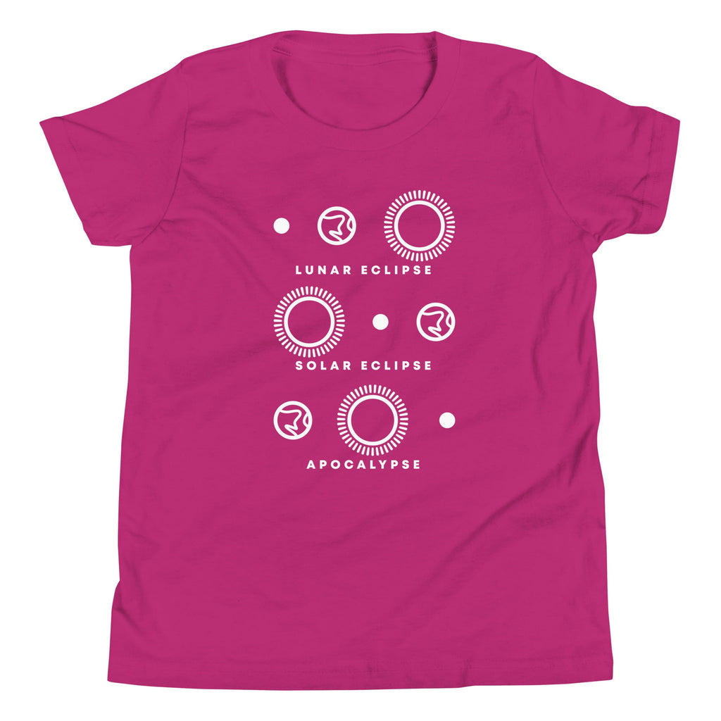 Lunar Eclipse Solar Eclipse Apocalypse Kid's Youth Tee