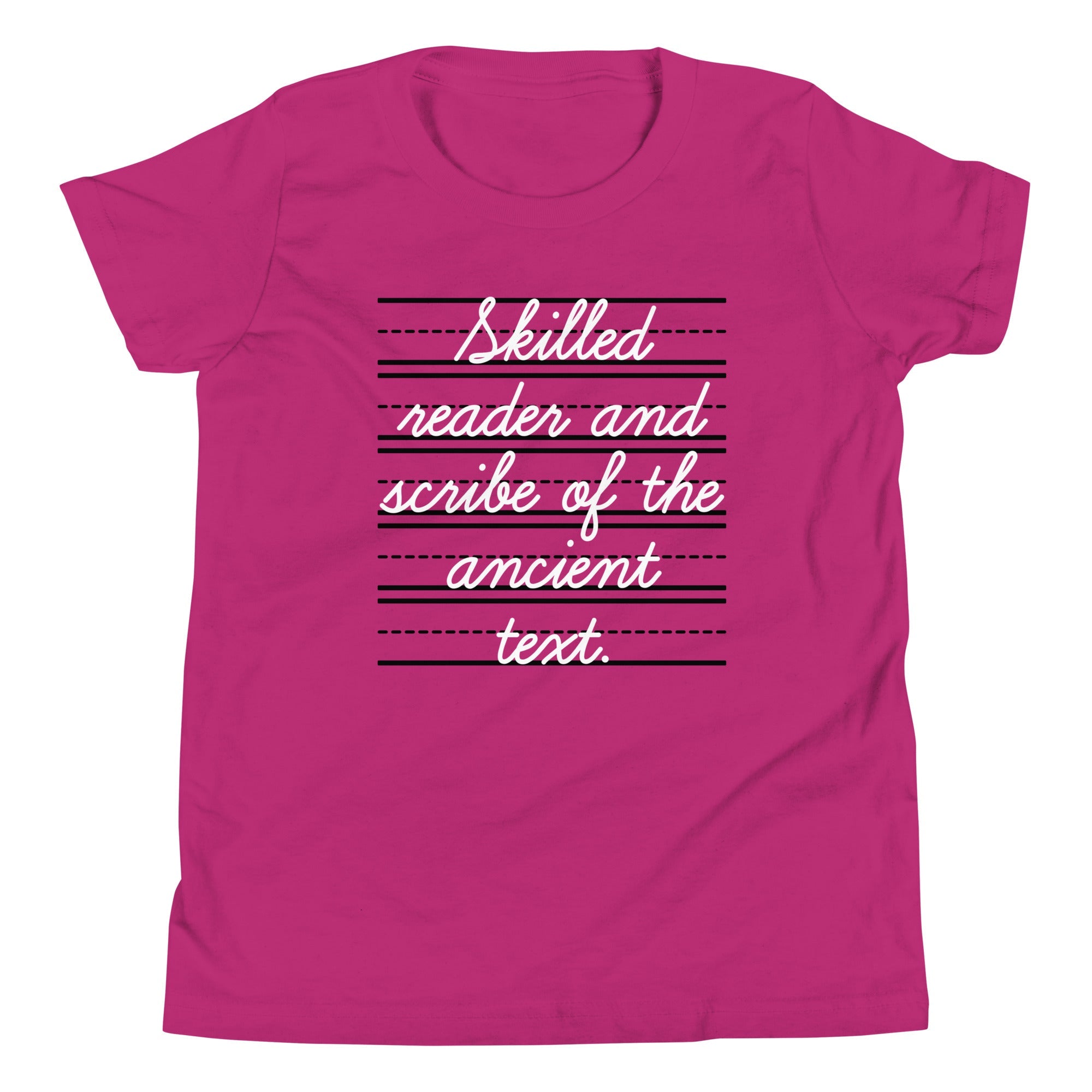 Skilled Reader And Scribe Of The Ancient Text Kid's Youth Tee