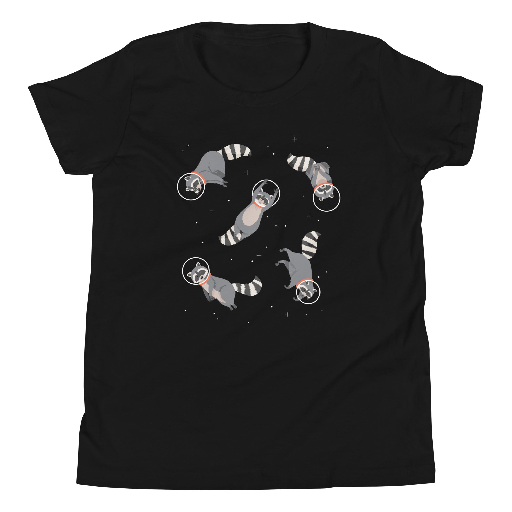 Raccoons In Space Kid's Youth Tee