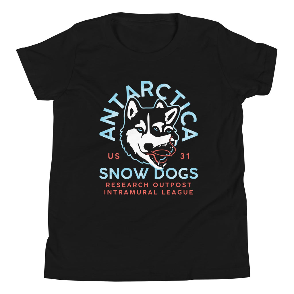 Antarctica Snow Dogs Kid's Youth Tee