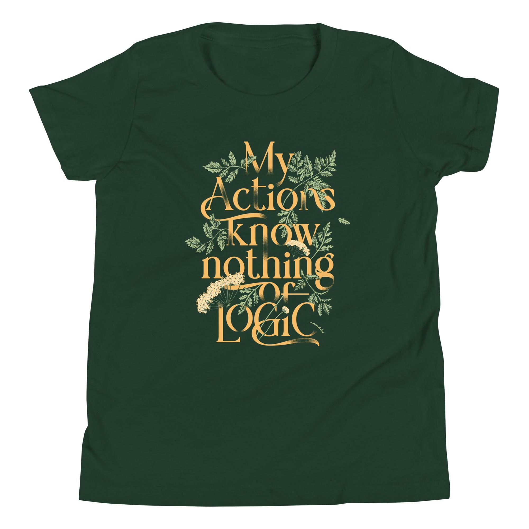 My Actions Know Nothing Of Logic Kid's Youth Tee