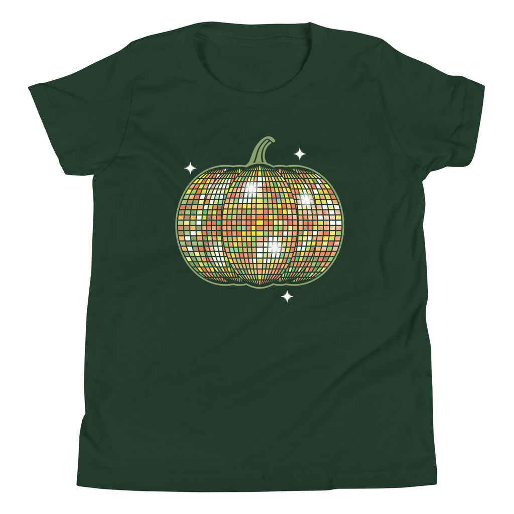 Disco Pumpkin Kid's Youth Tee