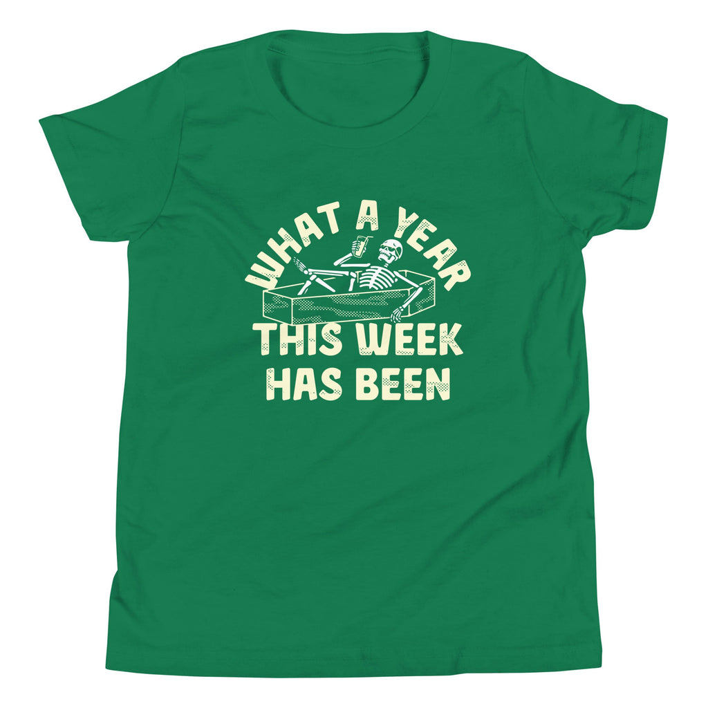 What A Year This Week Has Been Kid's Youth Tee