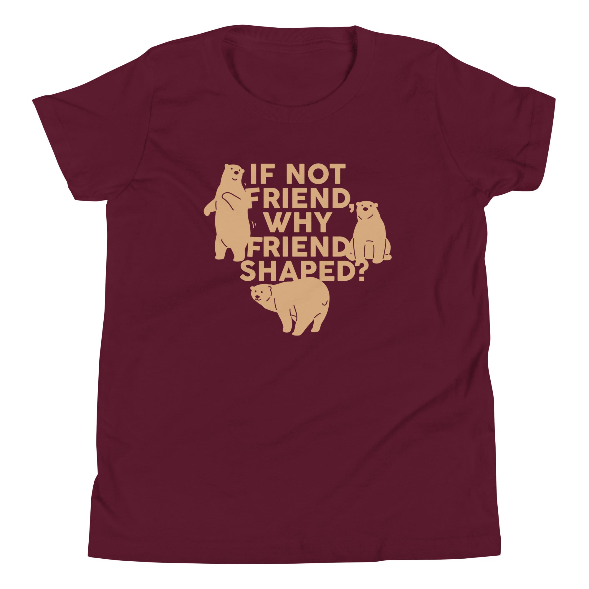 If Not Friend, Why Friend Shaped? Kid's Youth Tee