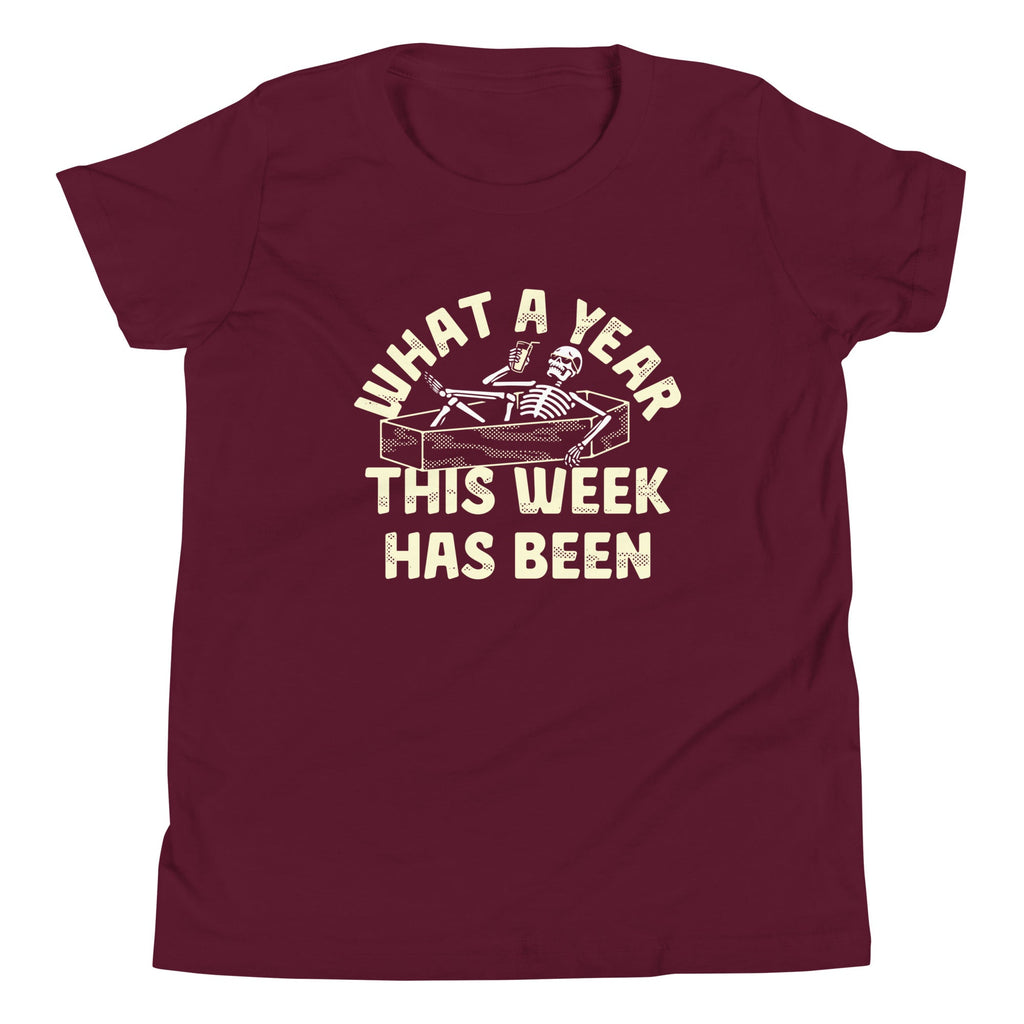 What A Year This Week Has Been Kid's Youth Tee