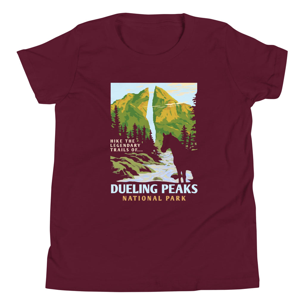 Dueling Peaks National Park Kid's Youth Tee