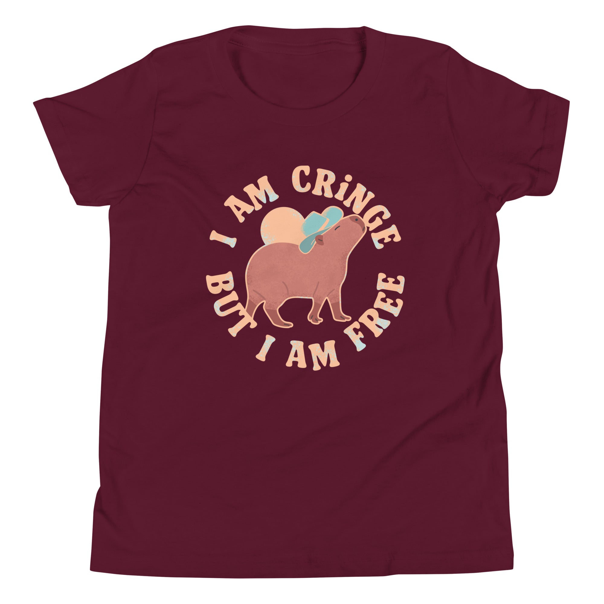 I Am Cringe But I Am Free Kid's Youth Tee