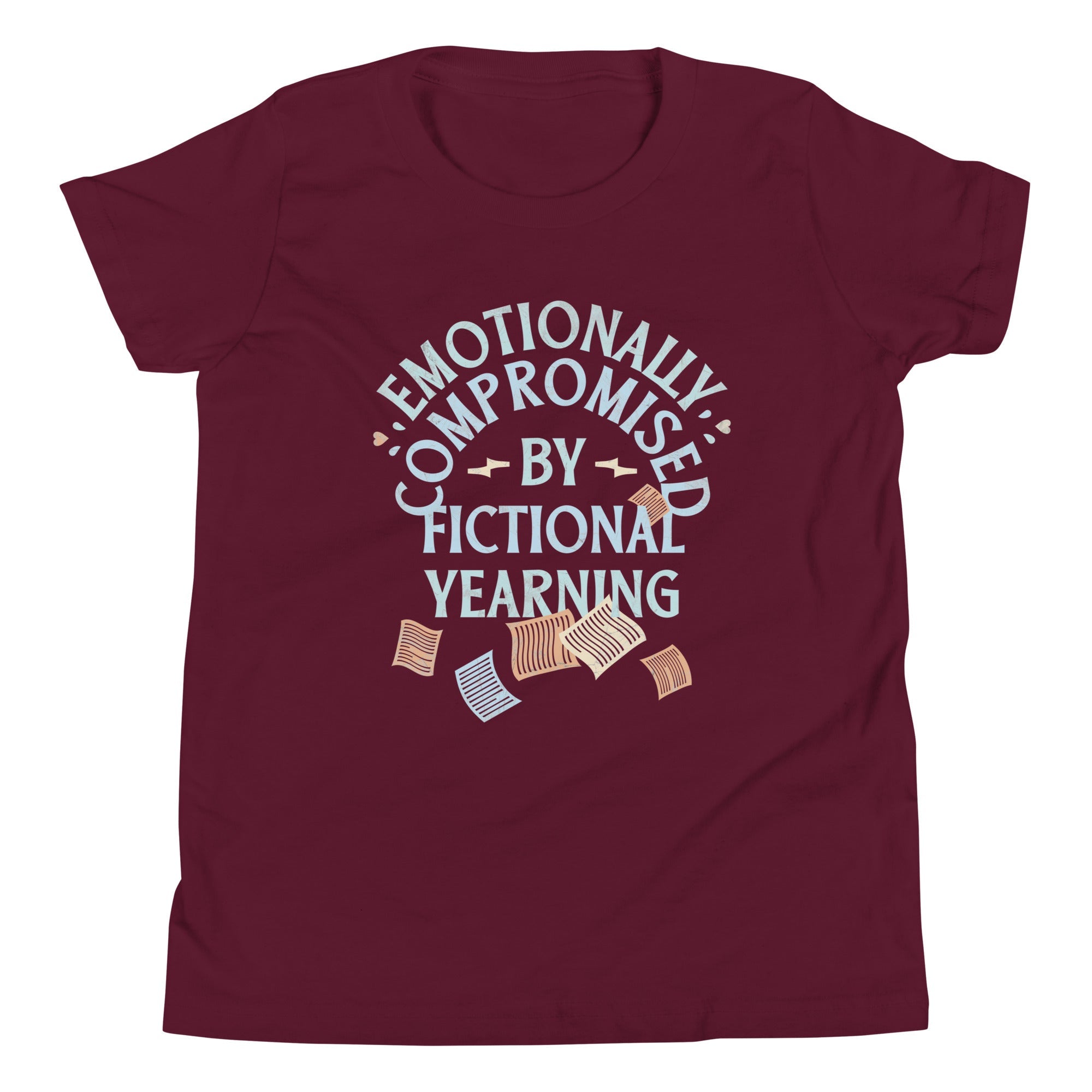 Emotionally Compromised By Fictional Yearning Kid's Youth Tee