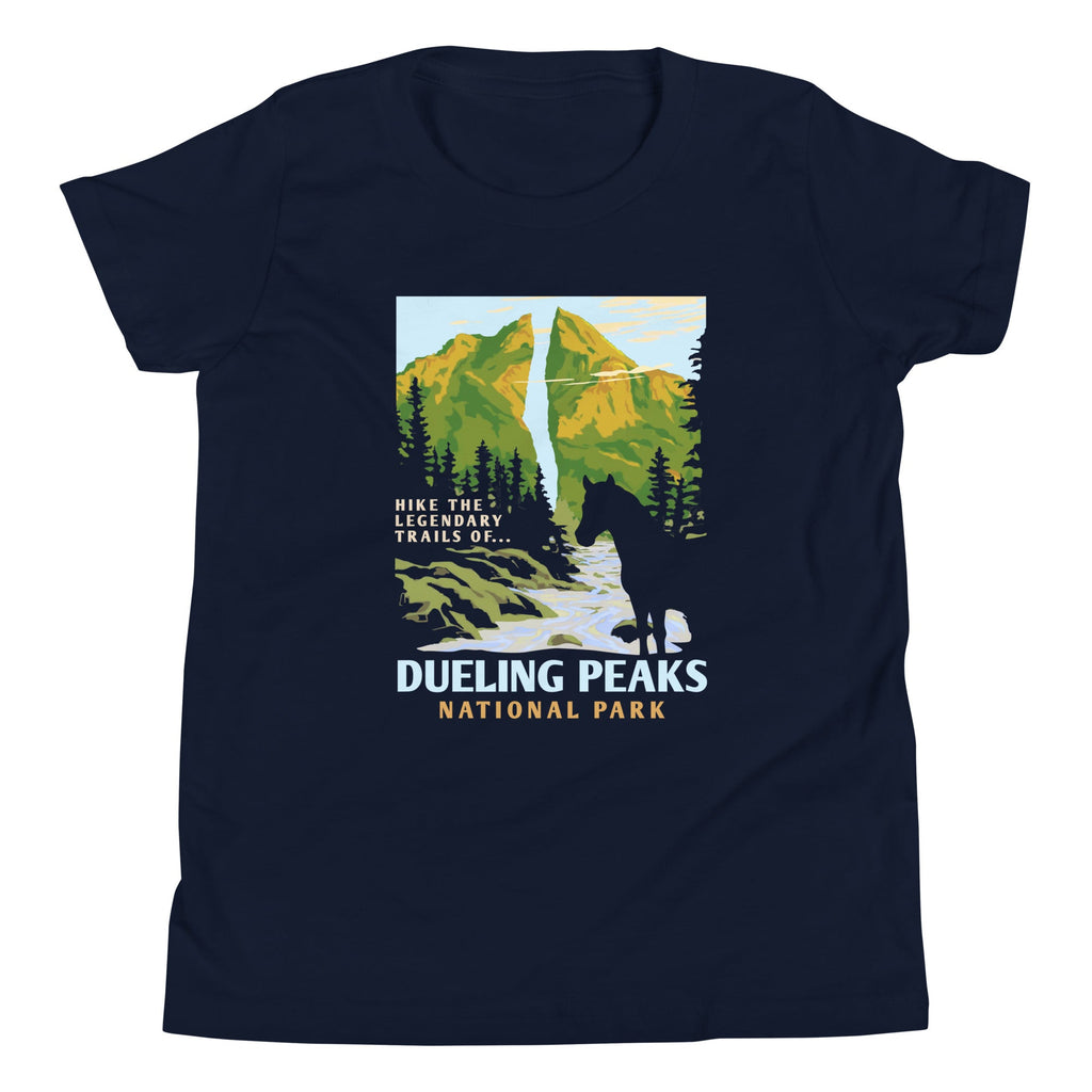 Dueling Peaks National Park Kid's Youth Tee