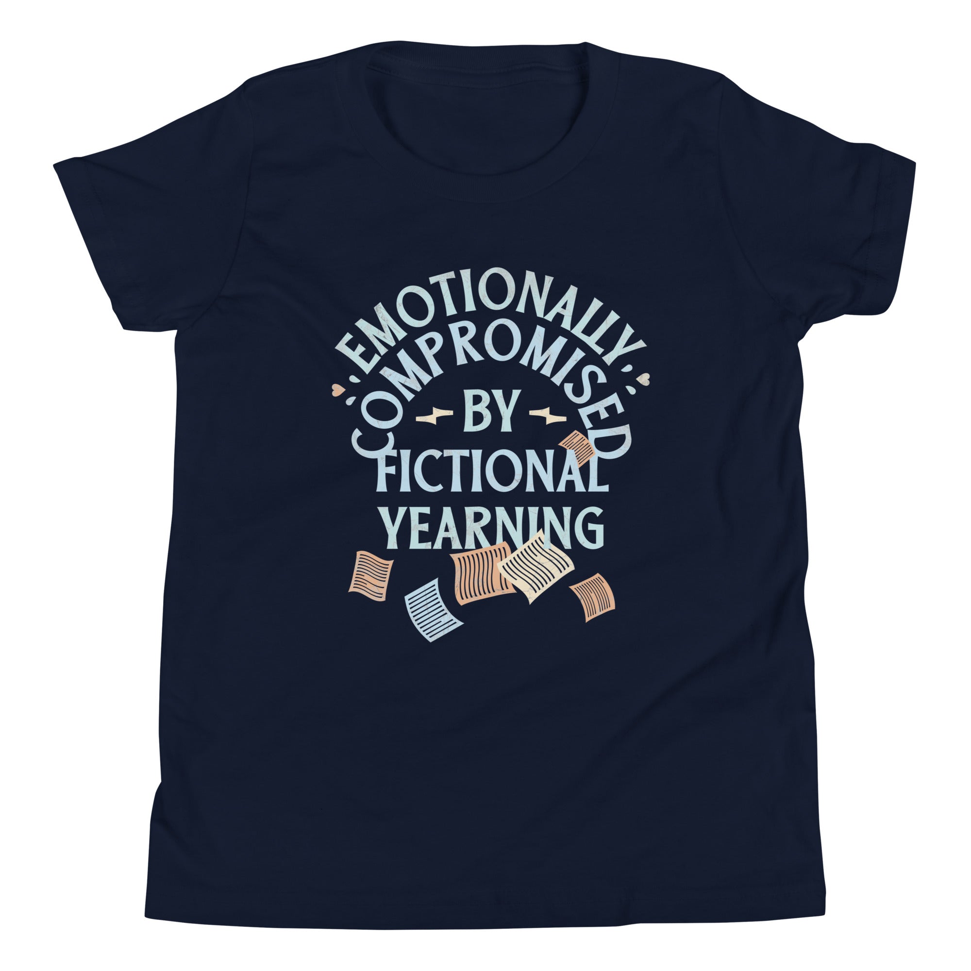 Emotionally Compromised By Fictional Yearning Kid's Youth Tee