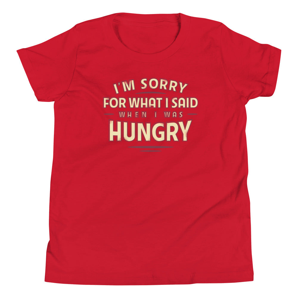 What I Said When I Was Hungry Kid's Youth Tee
