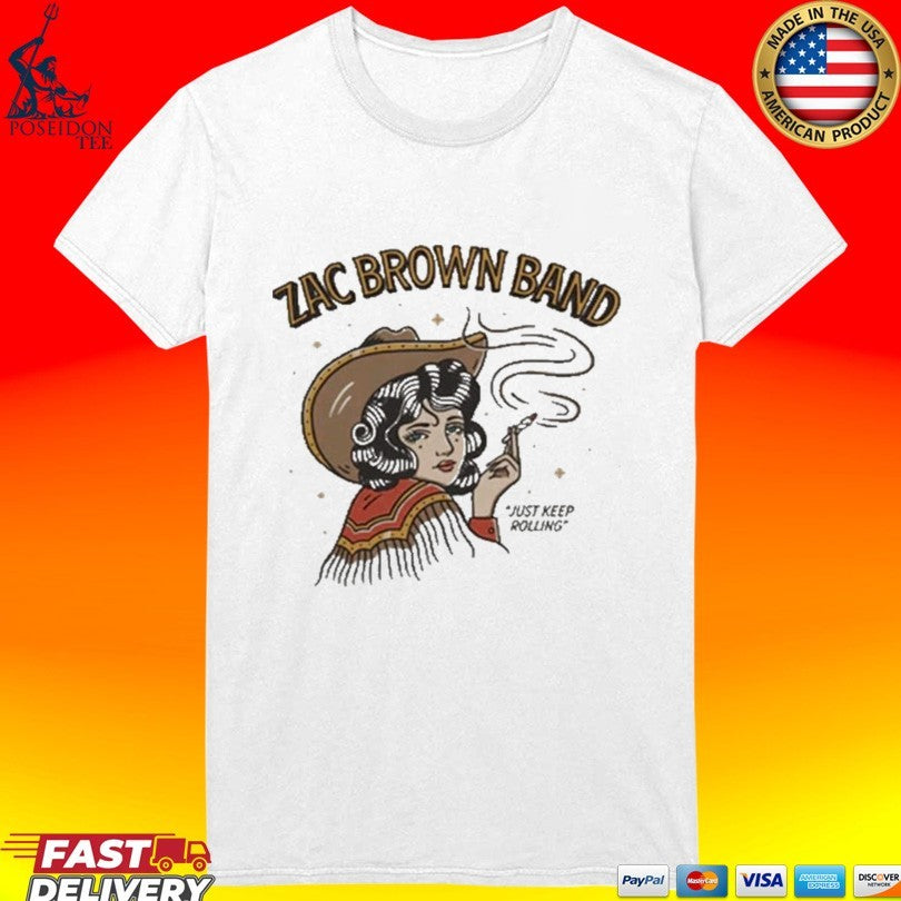 Zac Brown Band 420 Day 2026 Just Keep Rolling T-shirt
