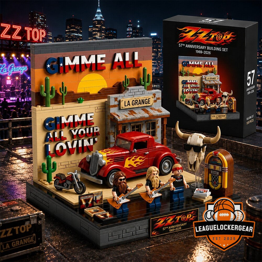 ZZ Top 57th Anniversary 2026 Building Block Brick Set